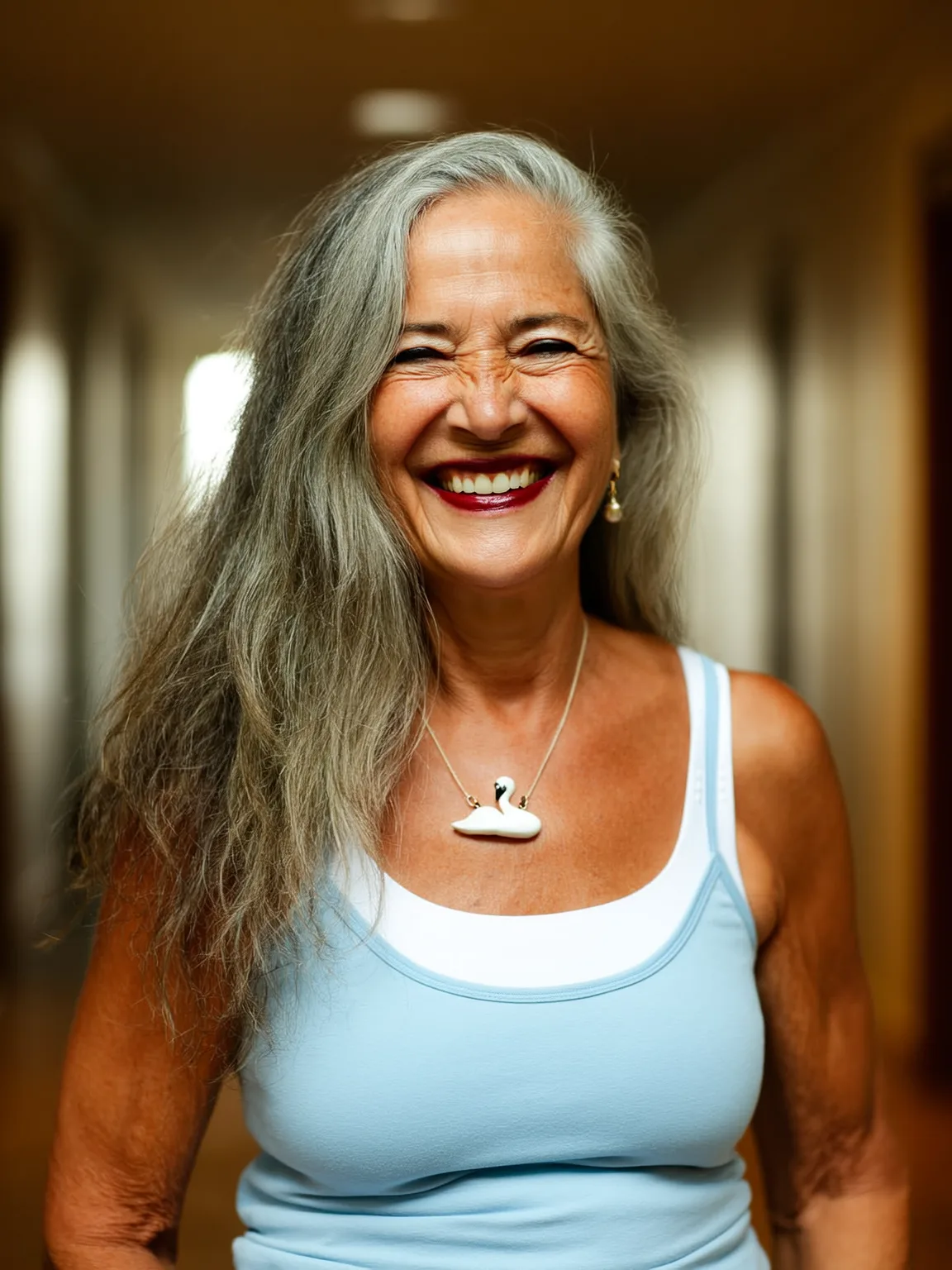 Voluminous Silver Frost Natural Wavy Layers